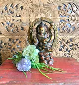 Brass Shiva whit baby Ganesha