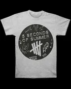 5 Seconds Of Summer Scribble Logo Men’s Fit T-Shirt 6