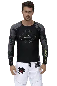 CAMO Long Sleeve Rashguard Black