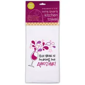 Awesome Embroidered Kitchen Towel