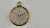 Gubelin 18k Manual wind Pocket Watch 17 Jewels Model # 160334