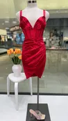 ARTEMIS SATIN MINI DRESS