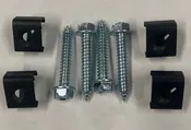 Arm Rest Screw & Clip Kit, (Includes 4 Screws & 4 Clips) for 1961-66(C7AZ-6224146-A)