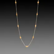 Delicate Gold Dot Necklace