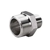 316 Stainless Steel Hex Reducing Nipple, Male NPT, 3/4 x 1/2, Pack of 200