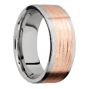 14K White Gold + Satin Finish