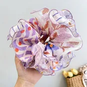 Adorro - Patchwork Ruffle Mega Scrunchie