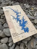 Custom personalized map — Taylormadewoodworks