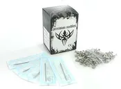 100 Sterile Needles and 100 Labrets - 16g Labret Piercing Kit