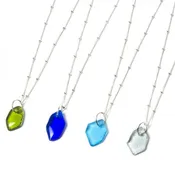 Baby Hex Sterling Satellite Necklace