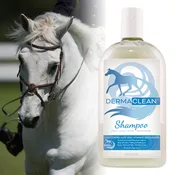Horse Shampoo Antibacterial Derma Clean for Coat, Mane &amp;amp; Tail by Healthy HairCare