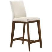 Aarhus 4083 Stool, White Statement Home Furniture Piece