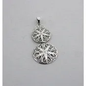 Double Sand Dollar Pendant