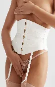 Alabaster Luxe Ribbon Corset