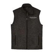 Port Authority – Unisex Sweater Fleece Vest – Black Heather