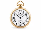 Elgin Father Time Up/Down Wind Indicator Railroad Grade Pocket Watch (1917)