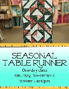 Seasonal Table Runner – Fall 2023