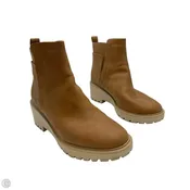 a.n.a Brown Lug-Sole Ankle Boots, Size 9.5