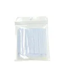100PC MICRO APPLICATOR APPLICATOR BRUSH - WHITE (12 PCS)