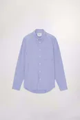 Arne Brushed Oxford Shirt - Navy Blue | NN.07
