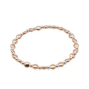 3mm and 5mm Flat Gold Filled Bracelet
