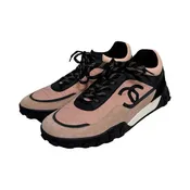 Chanel Nylon Low-Top Sneakers - Size 38.5