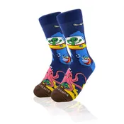 Alien Deep Sea Socks from the Socks Panda (Adult Small)