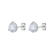 14KT GOLD 3 CARAT LAB-GROWN DIAMOND STUD EARRING