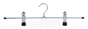 15¾" Pant Hanger with Extra Large Clips, K-40DG, Black