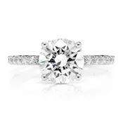 2.50ct - Round Solitaire Diamond Engagement Ring