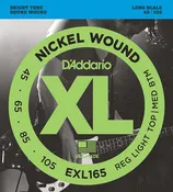 D'Addario EXL165 Nickel Wound Custom Light Long Scale Bass Strings
