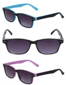 3 Pair of “The Summerville” Trendy Full Frame Reading Sunglasses Featuring Spring Hinges & UV400 Protection
