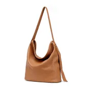 Alisa Slouchy Leather Shoulder Bag