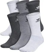 adidas Originals unisex-adult Trefoil Crew Socks (6-pair)