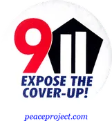 9/11 Expose The Cover – Up – Button / Pinback or Magnet (1.75″)