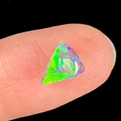 0.85ct Vivid Lightning Ridge Semi-Black Semi-Crystal Opal | #E71