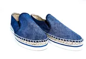 Jimmy Choo Denim Slip-On Shoes