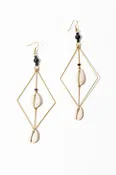 Cowrie Statement Earrings
