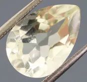 Bright 3.90ct pear cut light yellow Citrine