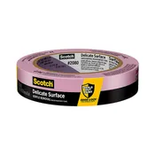 3M 60yd Delicate Blue Masking Tape (1" & 1.5")