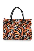 African Wax Cloth Overnighter Duffel Bag - Limited Edition
