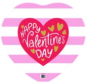 0035873 – 18″ Valentine Pink Stripes