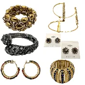 Assorted Costume Jewelry (Bracelets & Earrings) – 1000 PC LOT