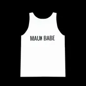 Men’s MAUI BABE Tank Top (White)