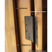 Adjustable Tension Hinge and 1″ Rabbeted Stop Information – ATH1