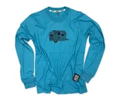 2223 LONG SLEEVE T- LT.BLUE- CAMPER UP NORTH