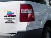 12 x 24" Vinyl Car / Truck Magnet printing