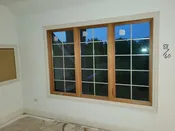 H2 - Wood Casement Window, 3-Lite, Colonial Grids, 88 x 60, Used Good