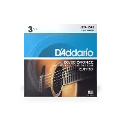 12-53 Regular Light Acoustic Guitar Strings EJ11