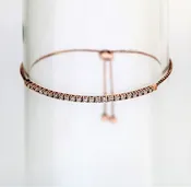 14kt Rose Gold Diamond Bracelet